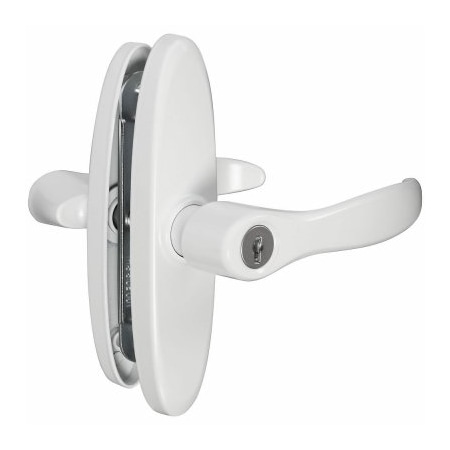 National Hardware V1332 WHT Decor Lever N349-399